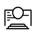 Минималистичная одноцветная иконка юридической поддержки на белом фоне для оформления стоимости выкупа домена